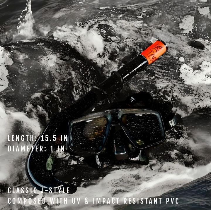 ATACLETE Twin Lens Dive Mask & Snorkel Combo