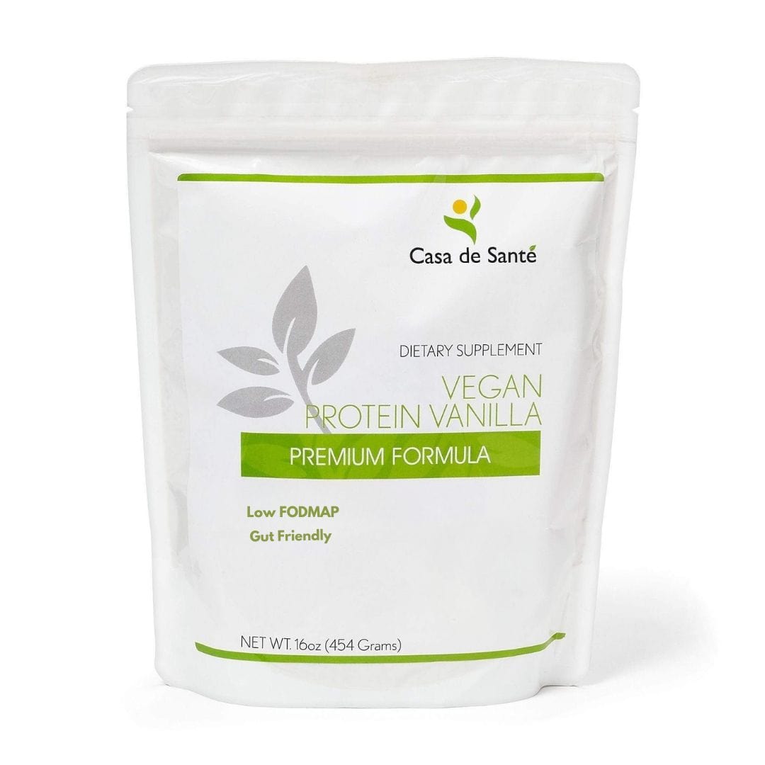 casa de sante Low FODMAP Certified Elemental Vegan Protein Powder Gut Friendly, Gluten, Dairy, Soy, Grain & Sugar Free Keto Paleo Low Carb No Seed Oil + Superfoods