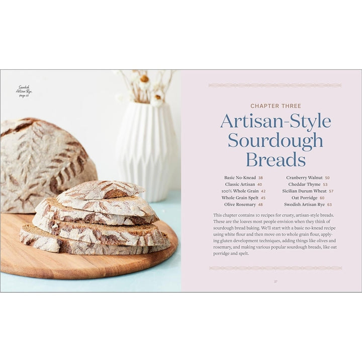 Sourdough Cookbook for Beginners Spiral Bound