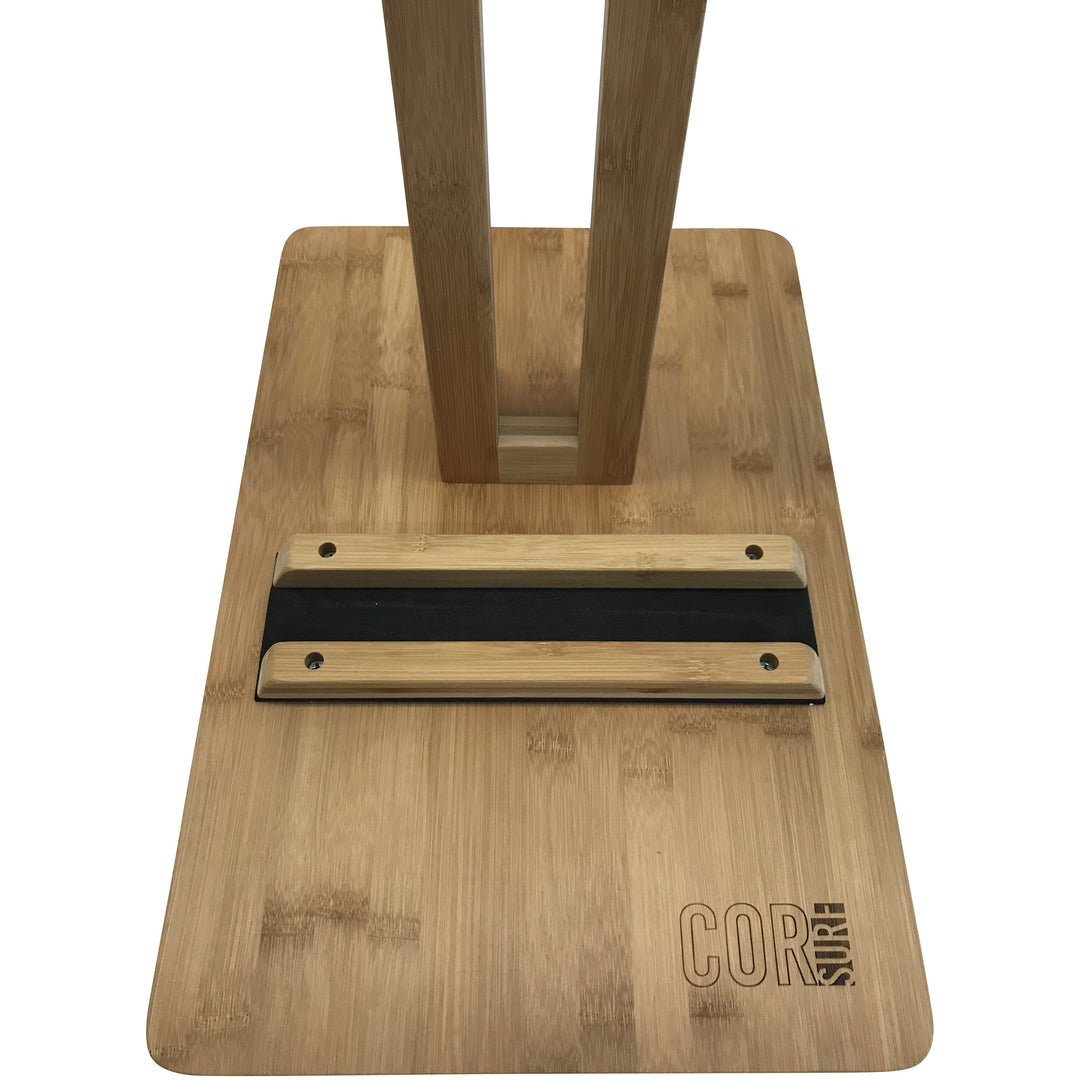 COR Surf Bamboo Surfboard Display Stand | Longboards or Shortboards