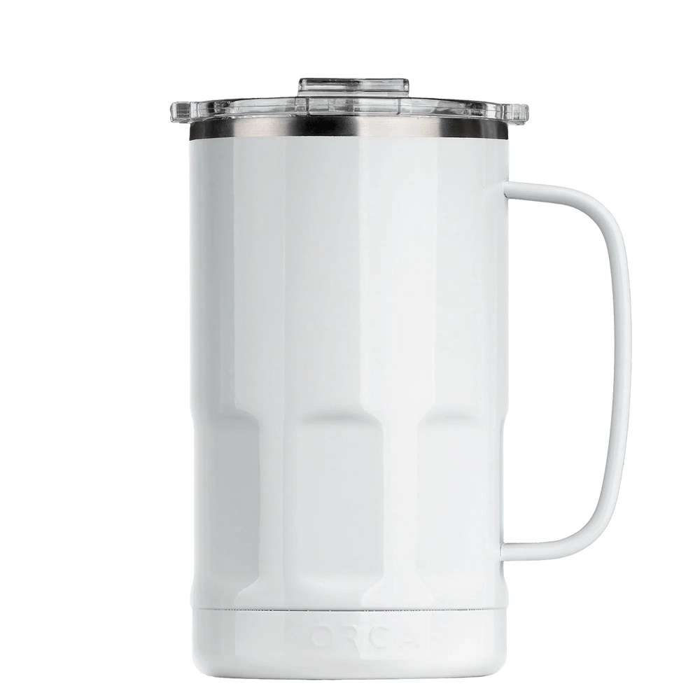 TRAPSKI STEIN™ 28OZ TUMBLER Beer Stein Drink Mug Tumbler with Handle and Lid; Keeps Drinks Ice Cold