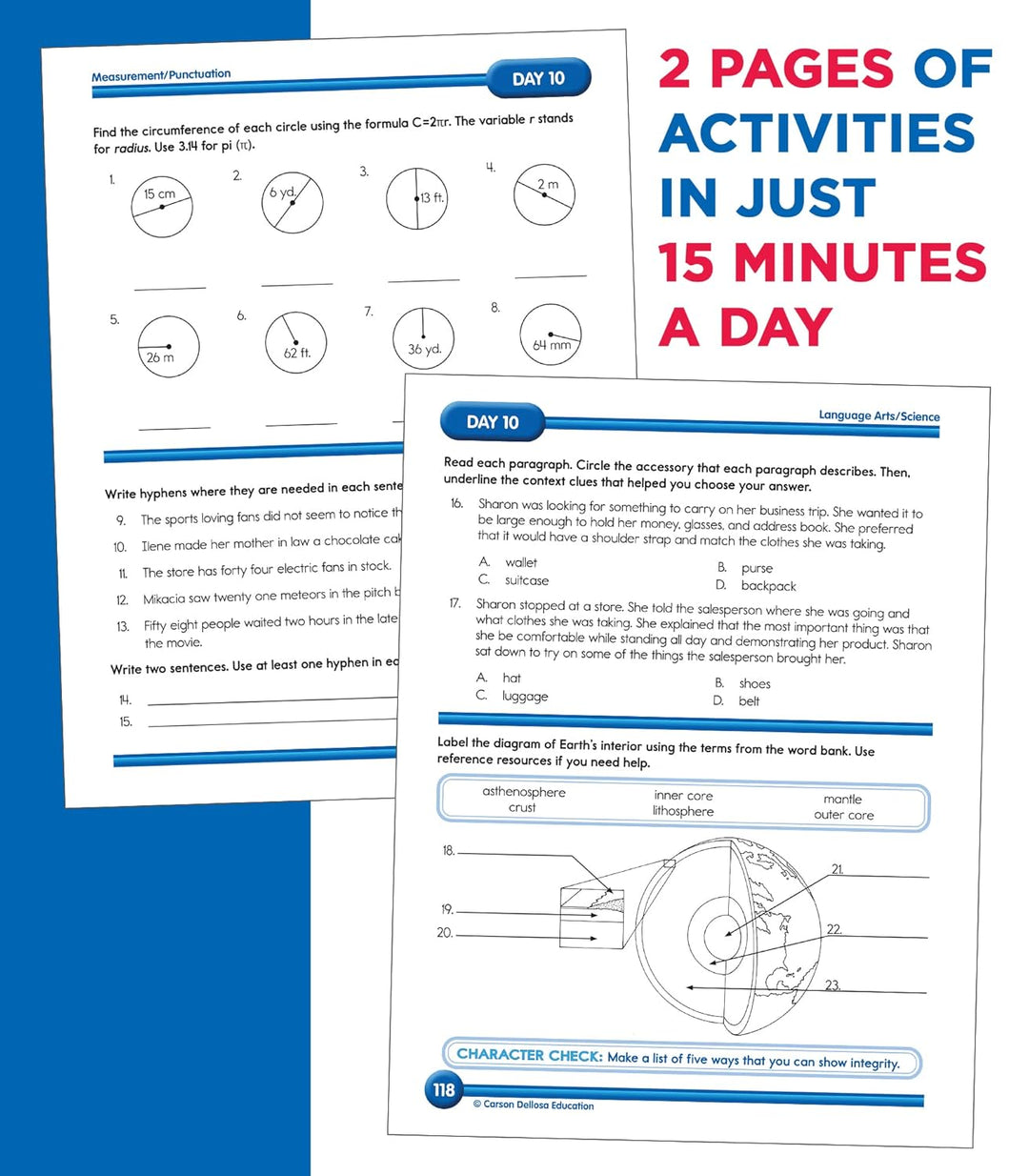 Summer Bridge Activities 6th to 7th Grade Workbooks