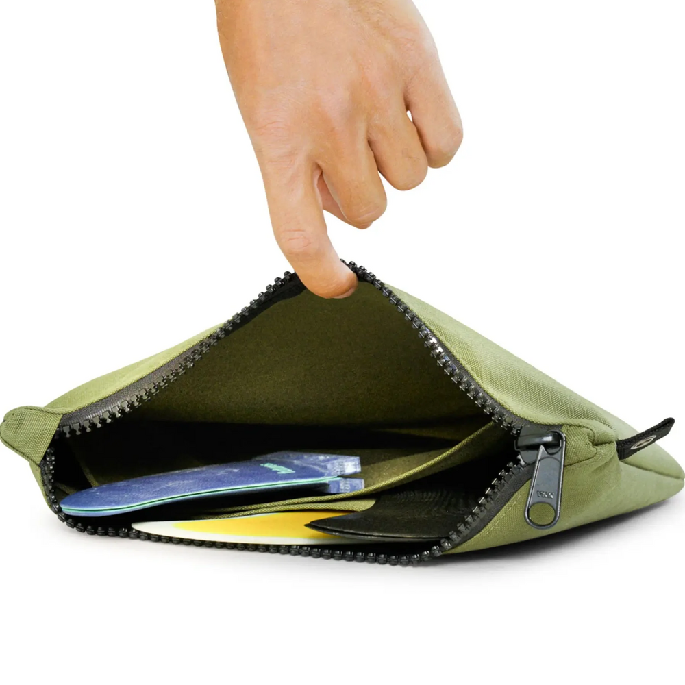 Surfboard Fin Wallet - Olive Drab