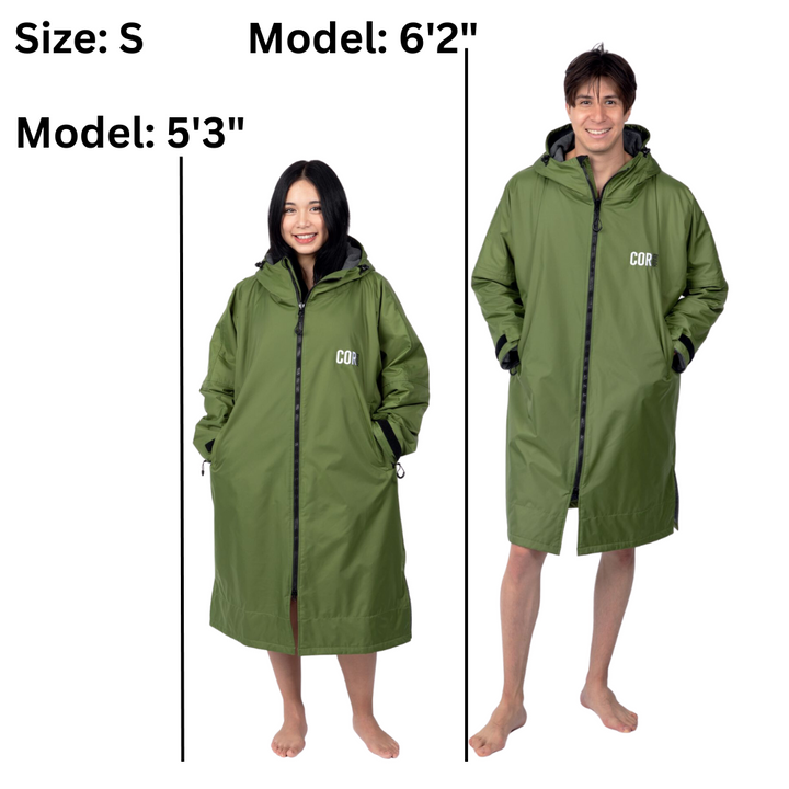 COR Surf Waterproof Swim Parka COR Green