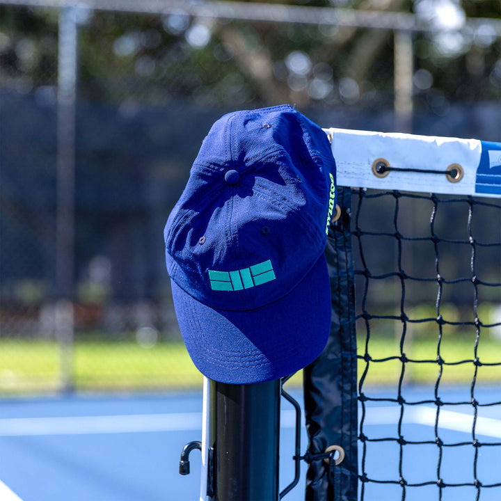 Swinton Pickleball Performance Hat Blue Stitch Court