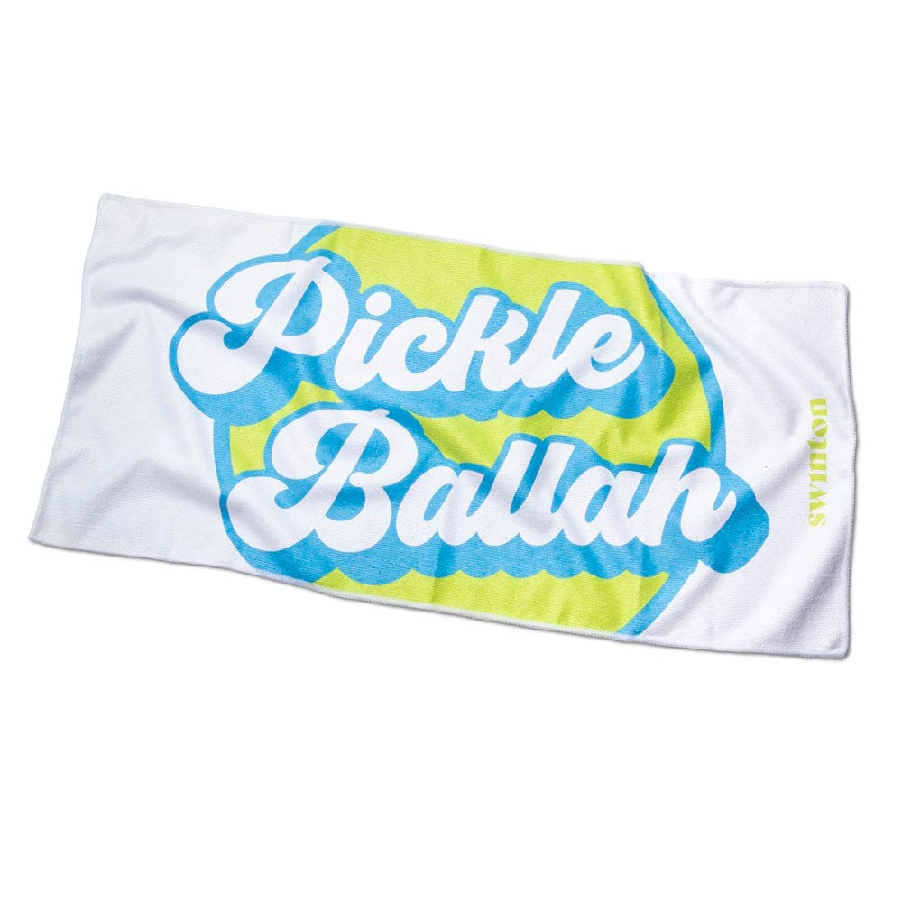 Swinton Pickleball Sports Towel White