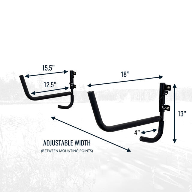 Ozarks Swivel Kayak Rack for Efficient Storage