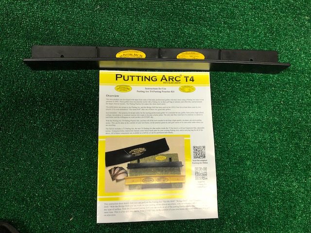 Golf Training Aids Putting Arc T4 - Toe Release Arc Track - Midnight Black