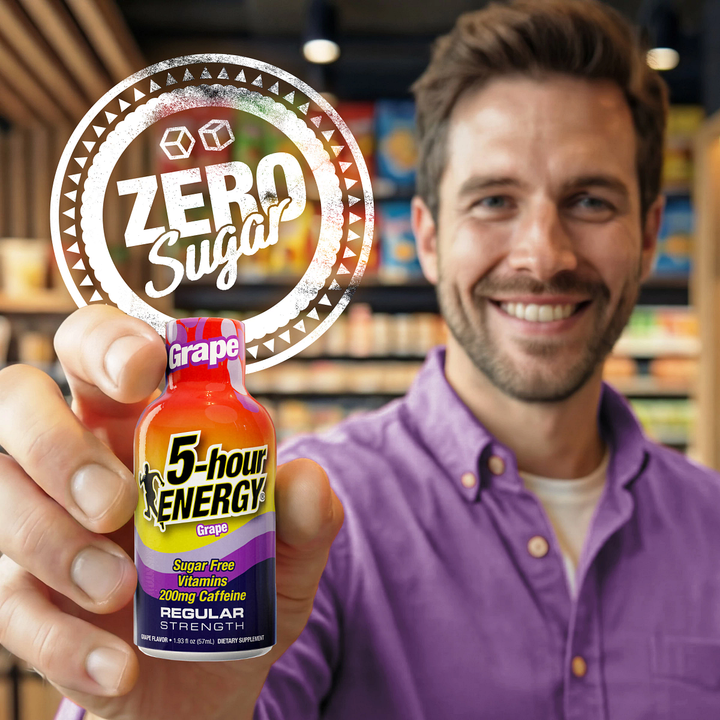 5-hour Energy Grape Flavor Regular Strength 5-hour ENERGY Shots