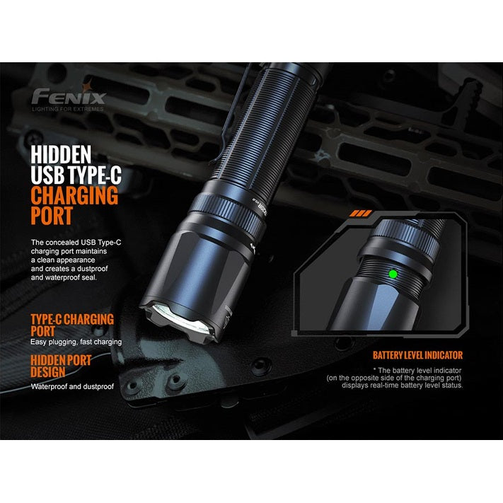 Fenix TK20R V2.0 Rechargeable Flashlight with FREE T5 Tactical Pen optional