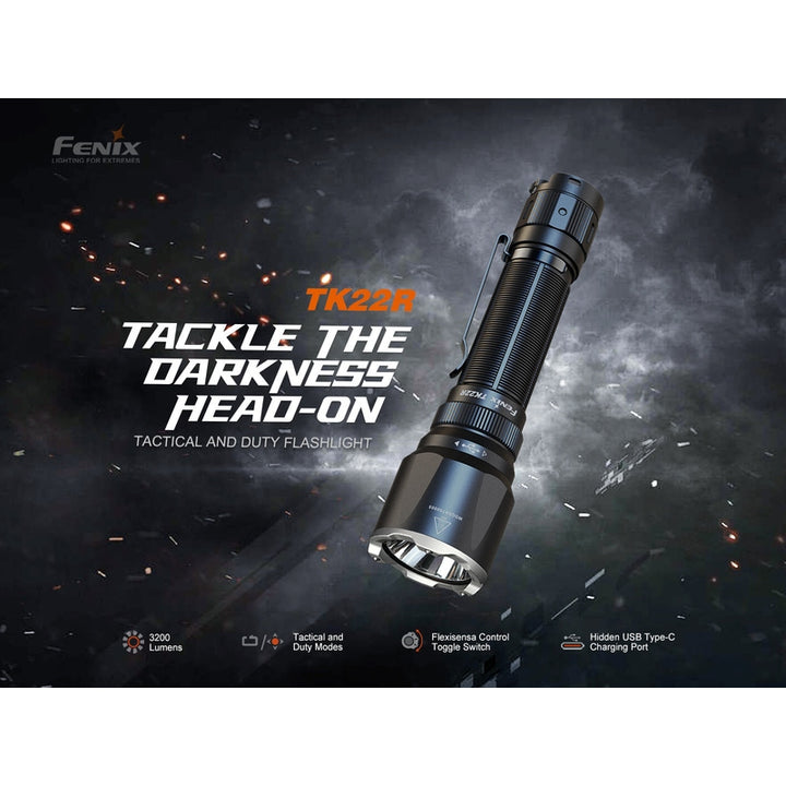 Fenix TK22R Rechargeable Tactical & Duty Flashlight
