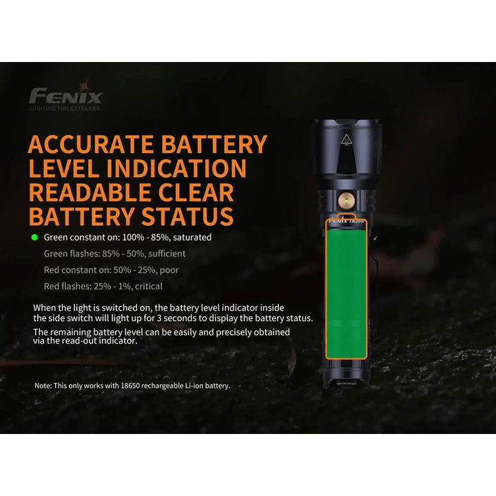 Fenix TK26R Tactical LED Flashlight - 1500 Lumens