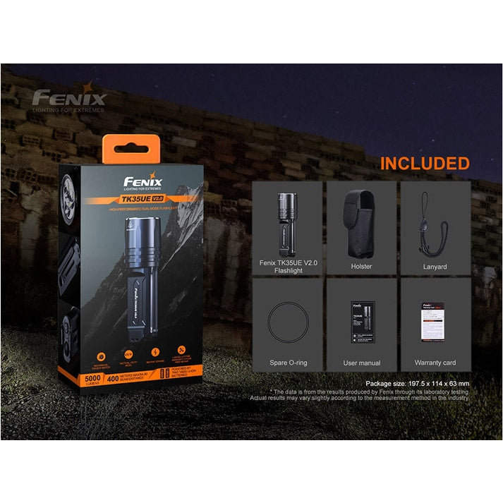 Fenix TK35UE V2.0 Flashlight - 5000 Lumens
