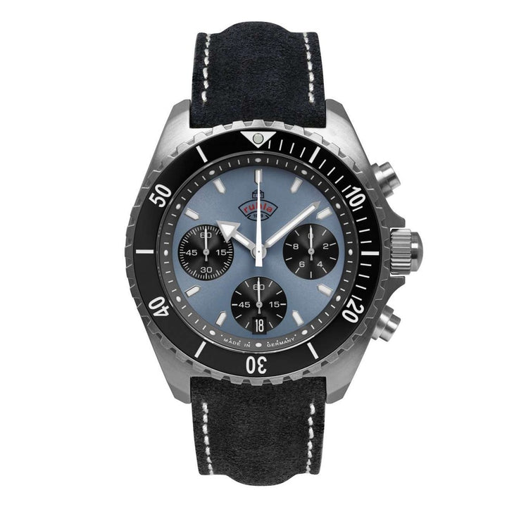 Glasbach Cup Blue Dial Watch - Elegant Timepiece