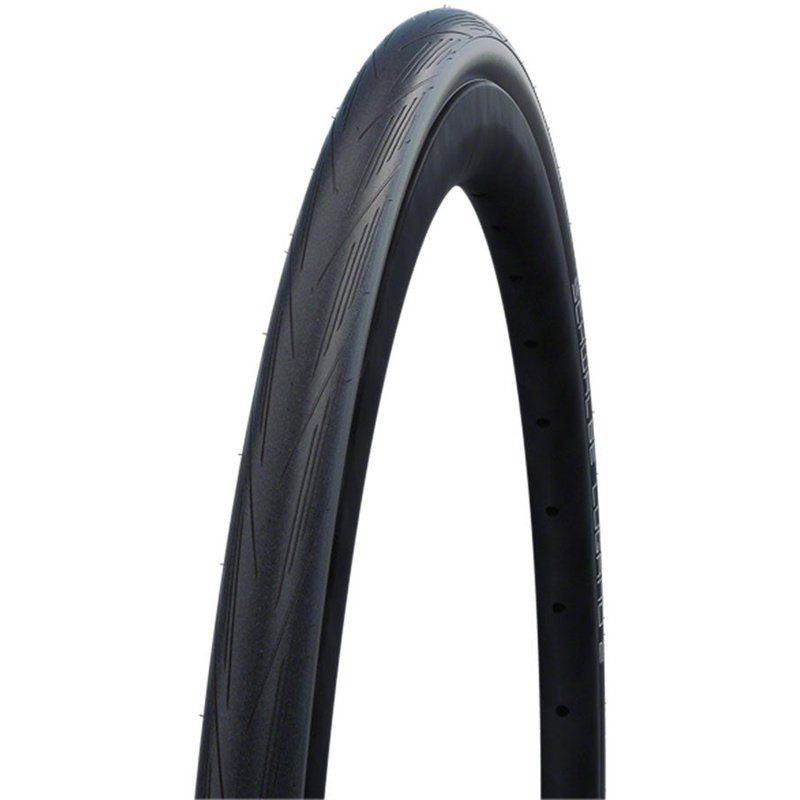 Schwalbe Lugano II Tire - 700 x 28, Clincher, Folding, Black, Active Line