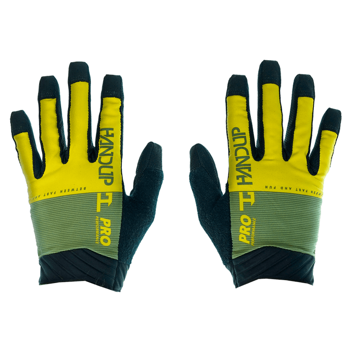 Handup Pro Performance Glove - Olive/ Hi Viz Yellow