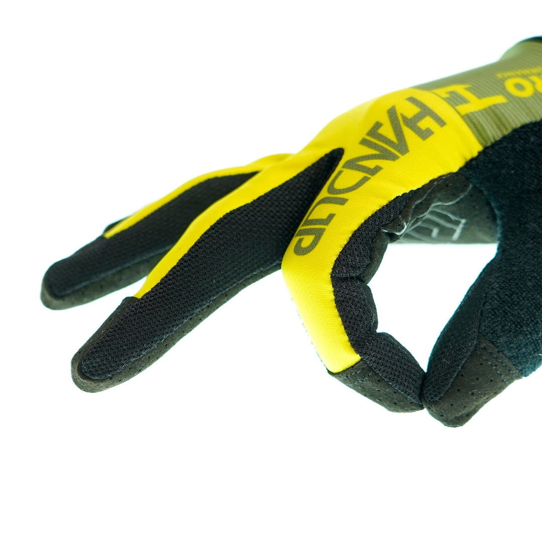 Handup Pro Performance Glove - Olive/ Hi Viz Yellow