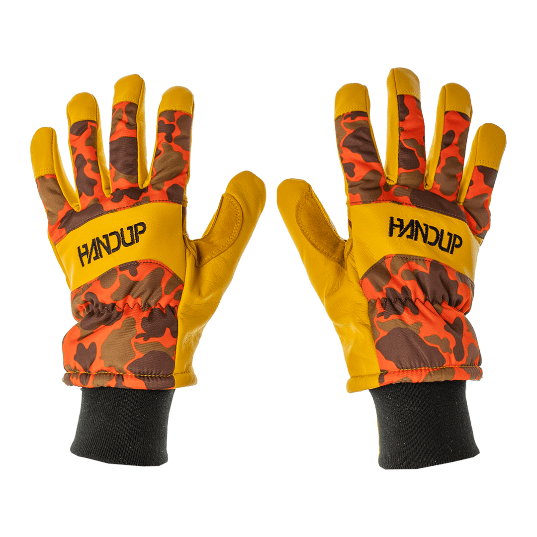 Handup ColdEST Weather Gloves - Orange Camo