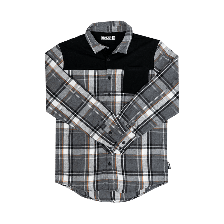 Handup FlexTop Flannel - Black/Grey