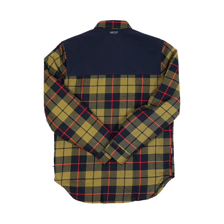 Handup Quilted Shacket - Olive Flannel