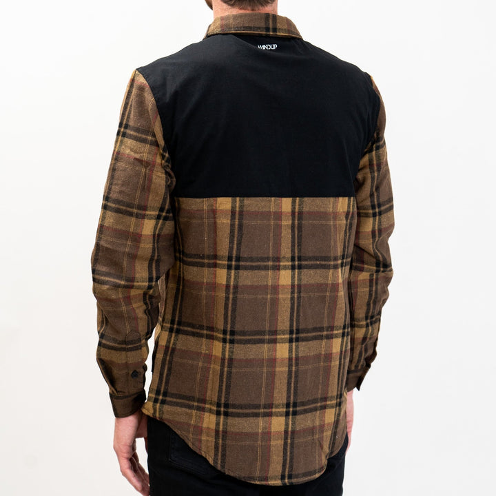 Handup FlexTop Flannel - Brown/Tan