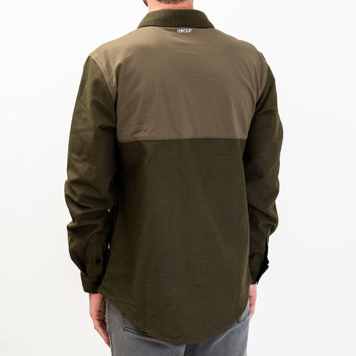 Handup FlexTop Flannel - Solid Olive