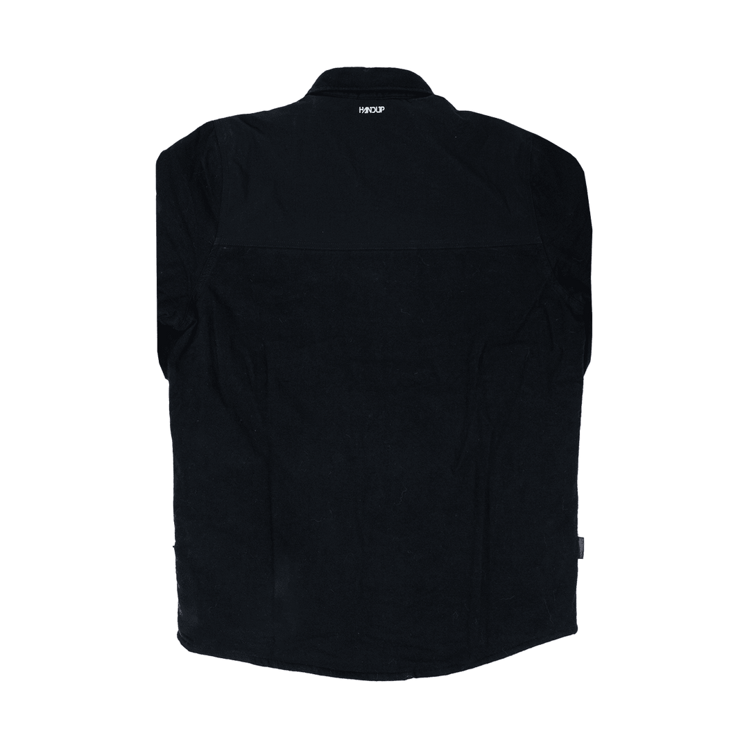 Handup Quilted Shacket - Black on Black