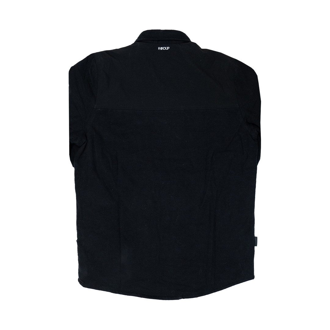 Handup Quilted Shacket - Black on Black