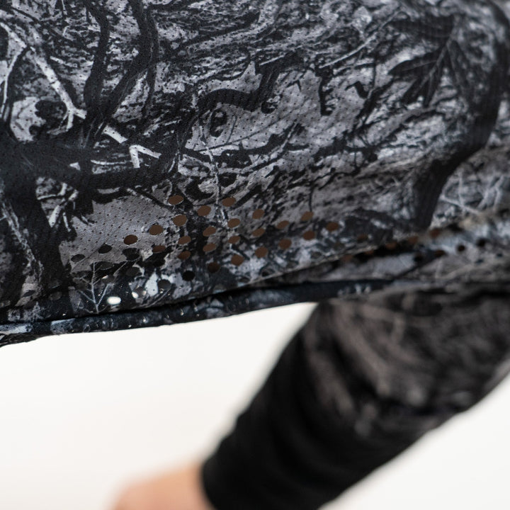 Handup Long Sleeve VenTop Jersey - Grey Timber Camo
