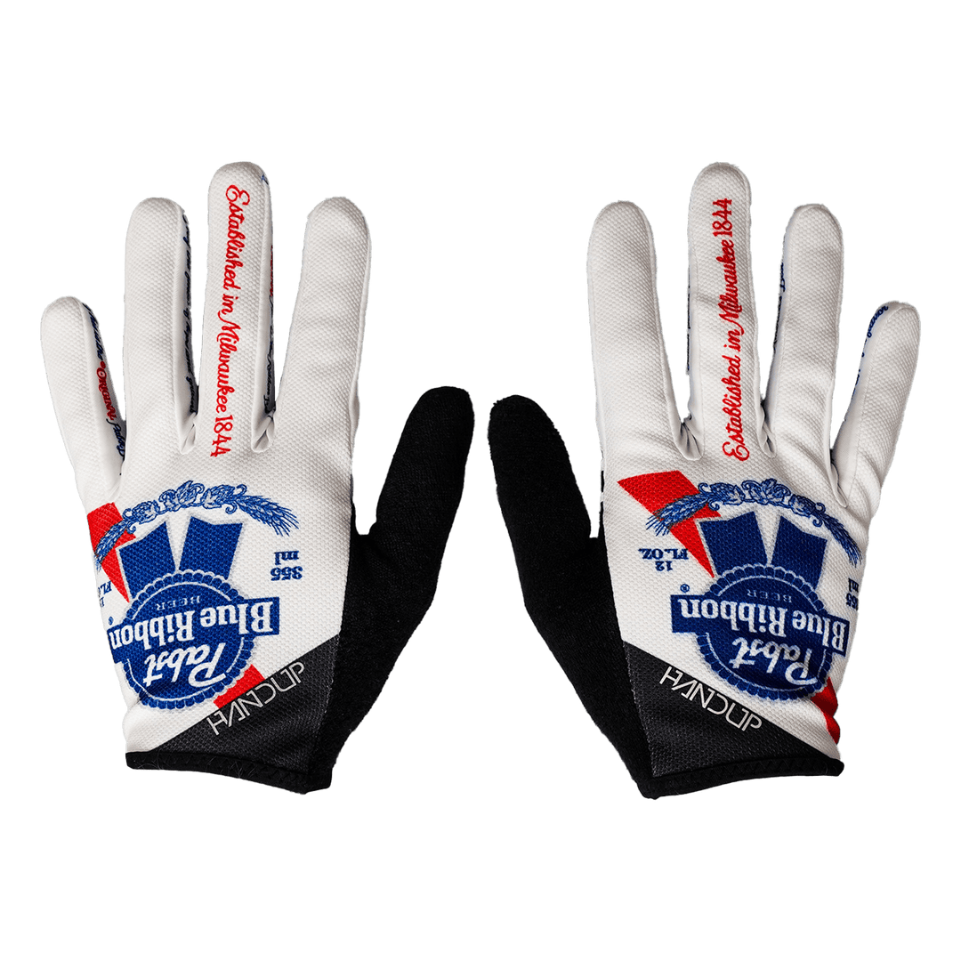 Handup Gloves - Pabst Blue Ribbon Can