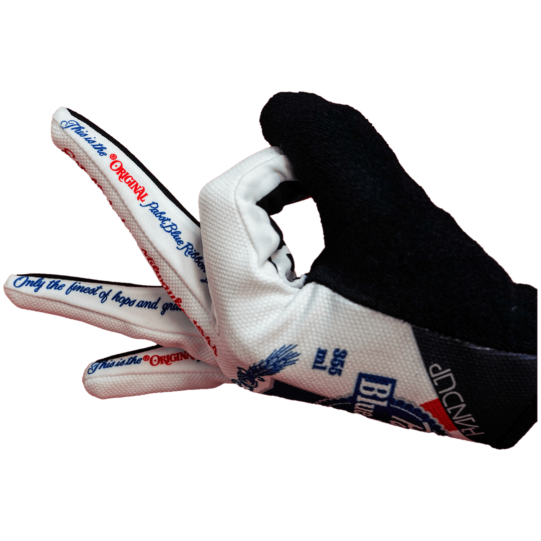 Handup Gloves - Pabst Blue Ribbon Can