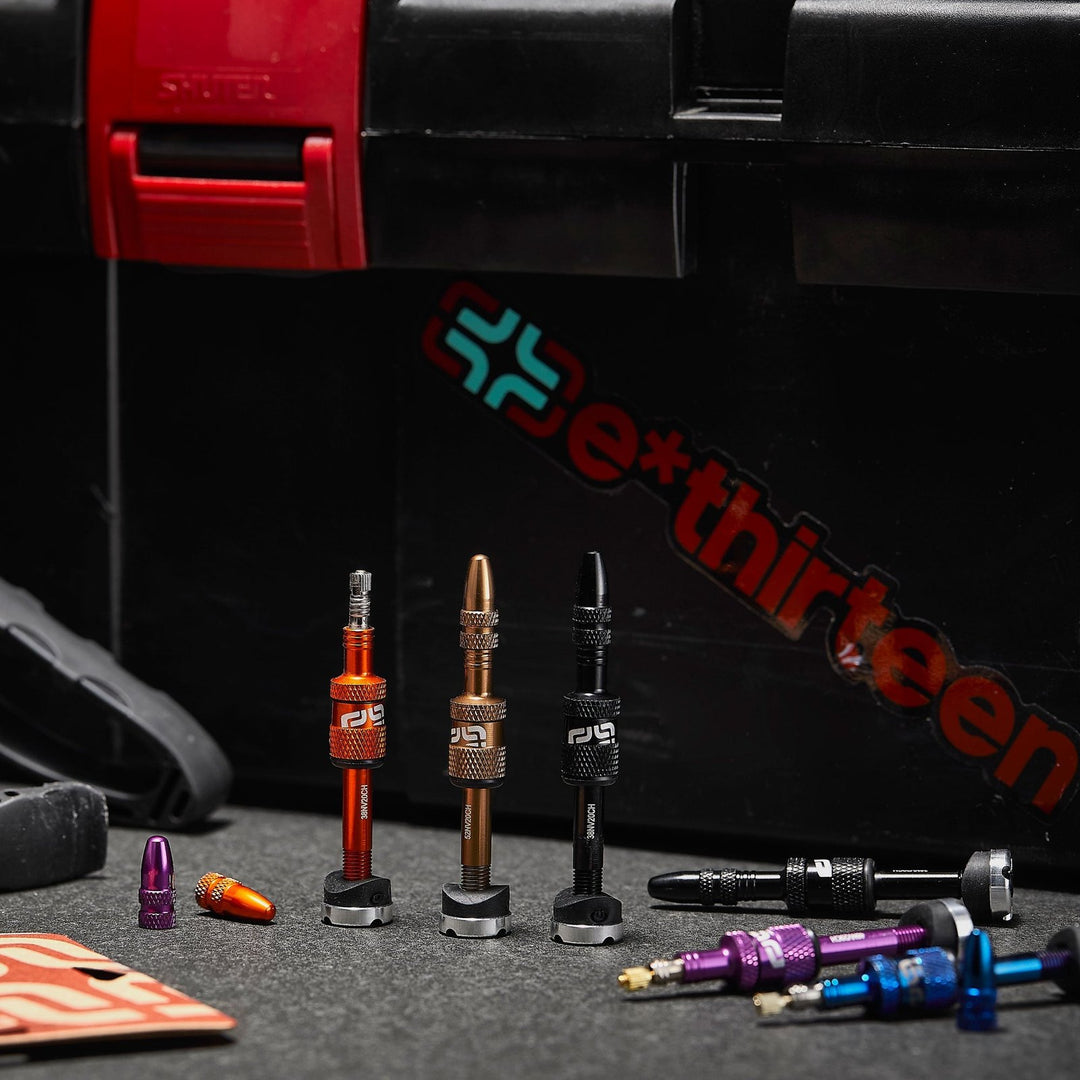 e*thirteen Quick Fill Presta Tubeless Valves