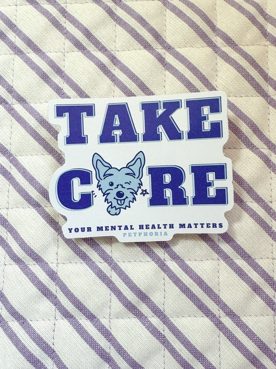 Petphoria Take Care Sticker
