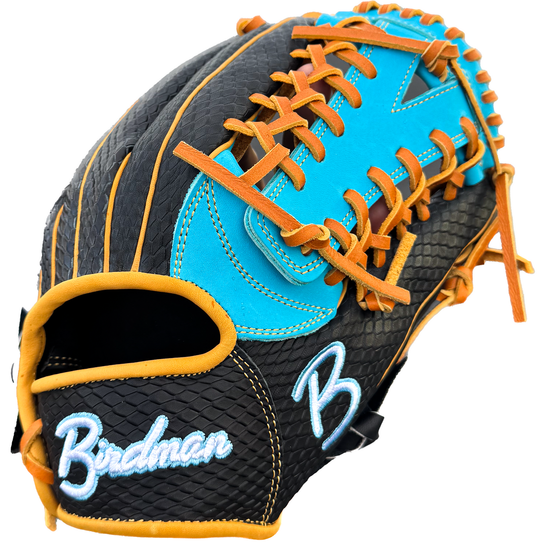 Birdman Kip 12.5" Teal/Black Snakeskin Mitt