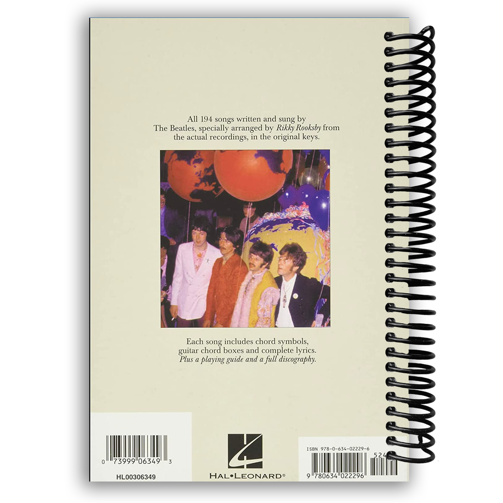 The Beatles Complete Chord Songbook Spiral Bound