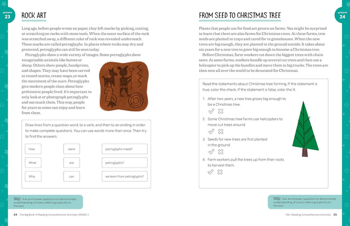 The Big Book of Reading Comprehension Activities, Grade 3: 100+ Activities for After-School and Summer Reading Fun Spiral Bound