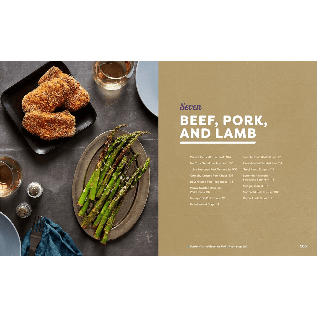 The Essential Air Fryer Cookbook for Two: Perfectly Portioned Recipes for Healthier Fried Favorites Spiral Bound