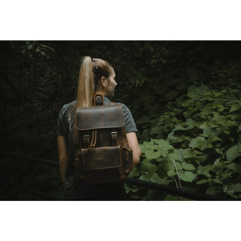 The Hagen Backpack | Vintage Leather Backpack