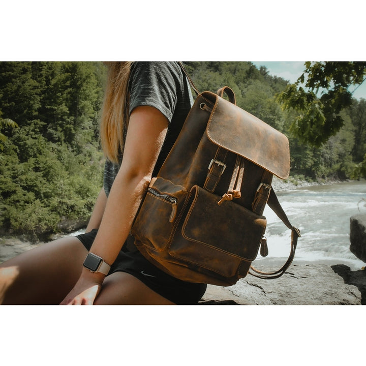 The Hagen Backpack | Vintage Leather Backpack