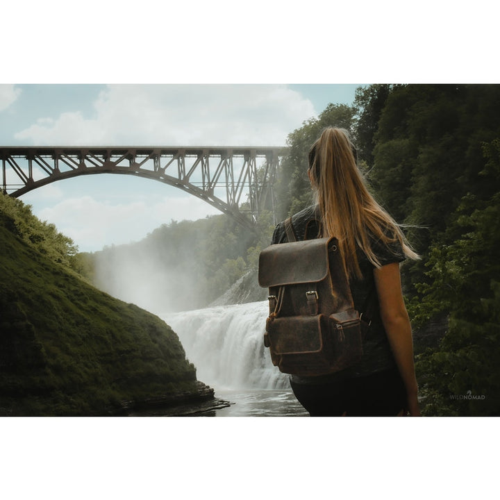 The Hagen Backpack | Vintage Leather Backpack