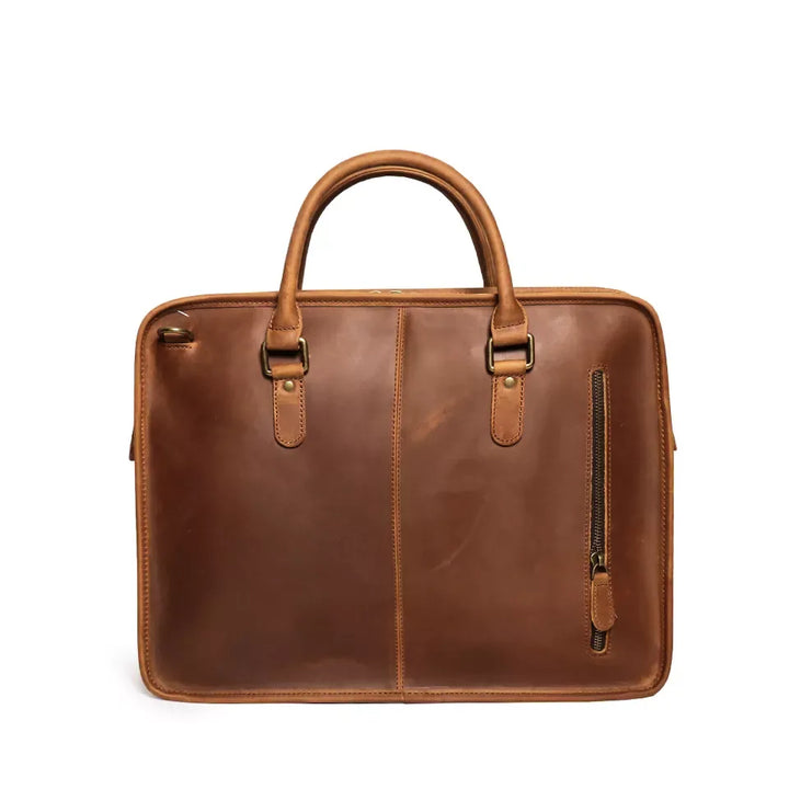 The Hemming Leather Laptop Bag | Vintage Leather Briefcase