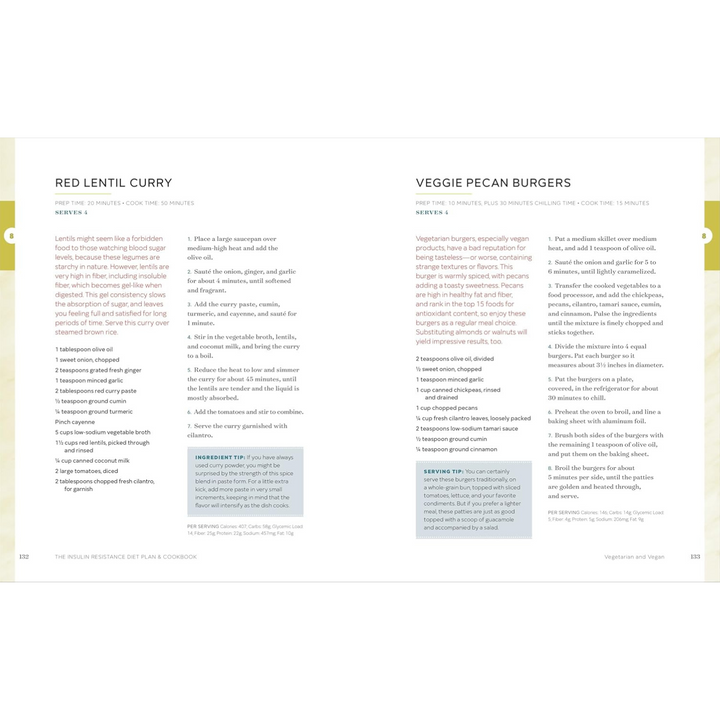 The Insulin Resistance Diet Plan & Cookbook: Lose Weight, Manage PCOS, and Prevent Prediabetes Spiral Bound