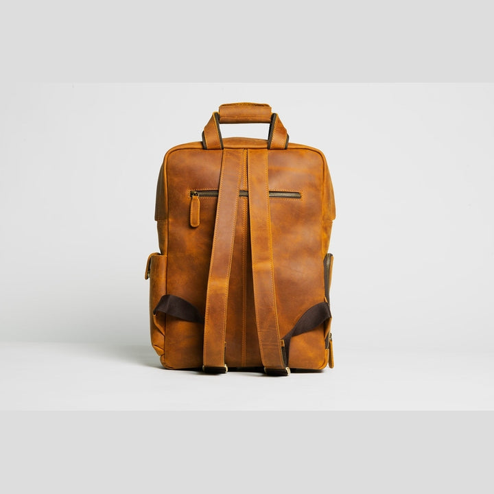 The MANN Bag | Large Capacity Leather Camera Backpack