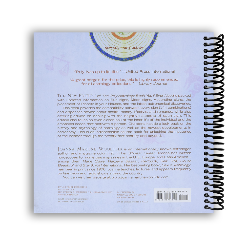 The Only Astrology Book You'll Ever Need Spiral Bound