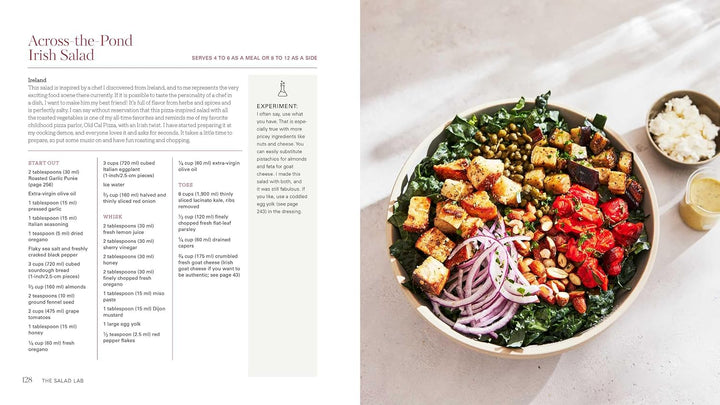 The Salad Lab: Whisk, Toss, Enjoy!: Recipes for Making Fabulous Salads Every Day A Cookbook Spiral Bound