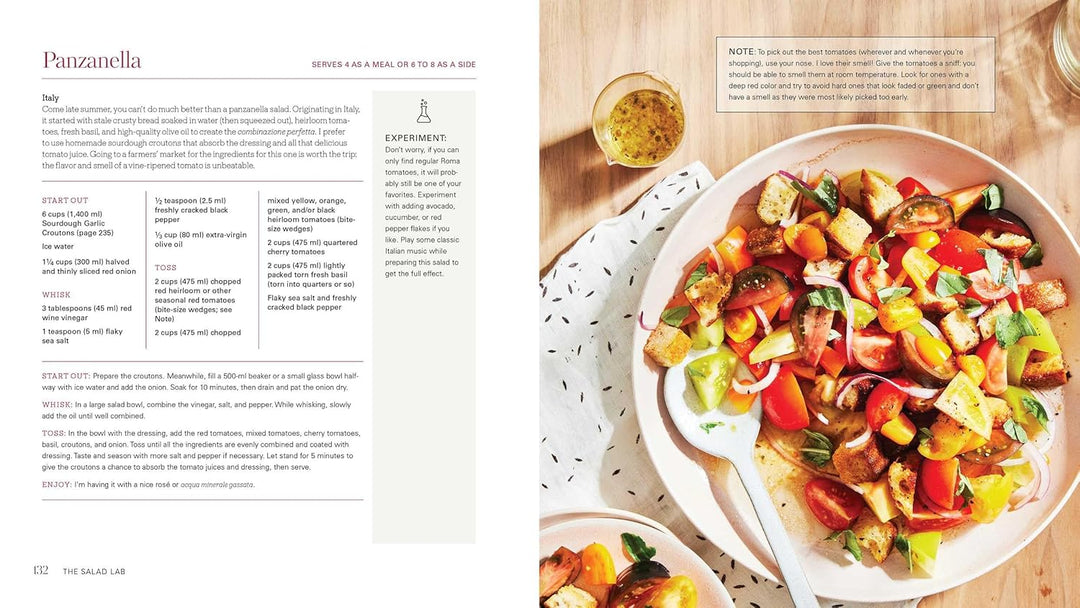 The Salad Lab: Whisk, Toss, Enjoy!: Recipes for Making Fabulous Salads Every Day A Cookbook Spiral Bound