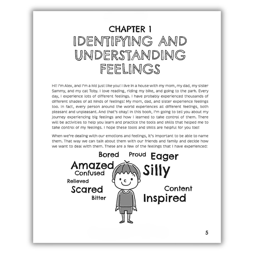 The Self-Regulation Workbook for Kids: CBT Exercises and Coping Strategies to Help Children Handle Anxiety, Stress, and Other Strong Emotions Spiral Bound