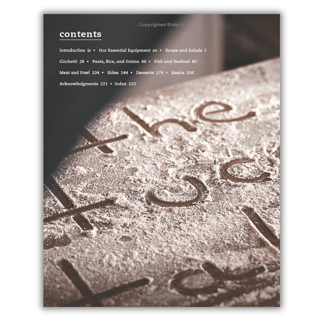 The Tucci Table: Cooking With Family and Friends Spiral Bound