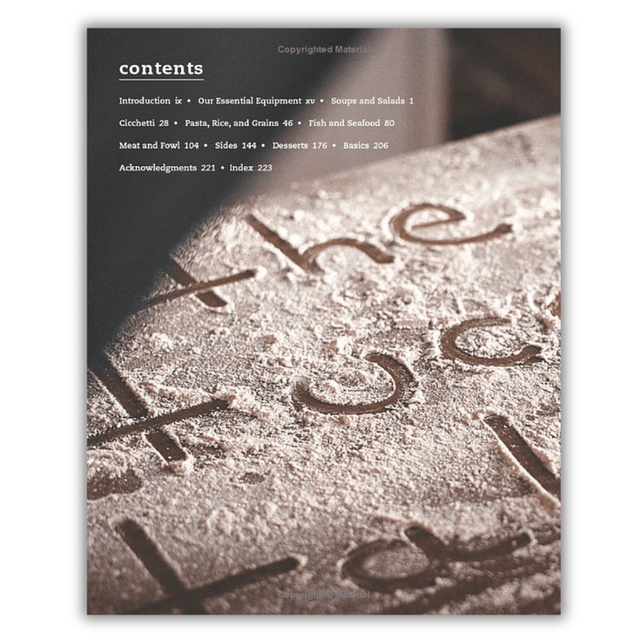 The Tucci Table: Cooking With Family and Friends Spiral Bound