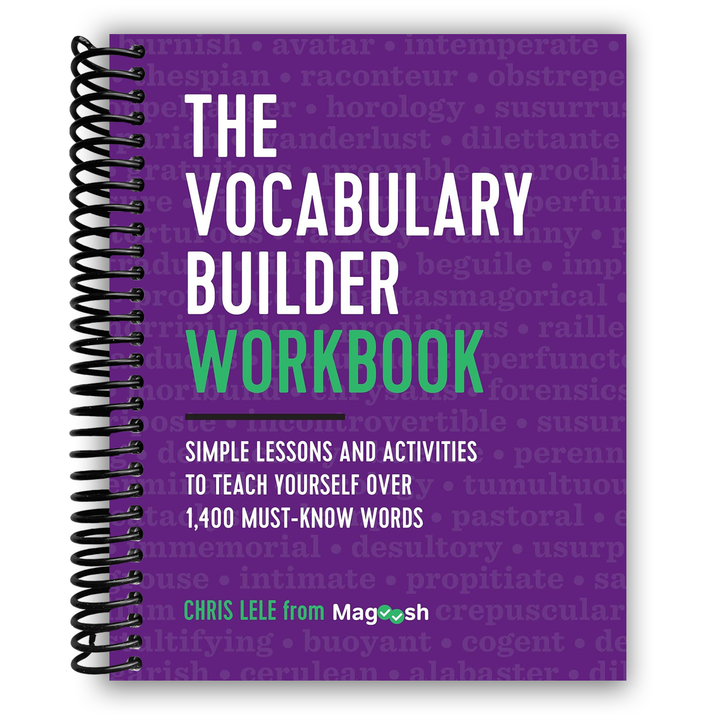 The Vocabulary Builder Workbook Spiral Bound